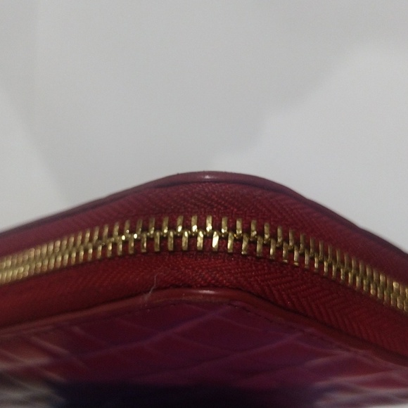 Furla Pink & Gold Leather Wallet | Women’s Luxury Zip Around Long Wallet 7.5"x4" - Picture 10 of 15